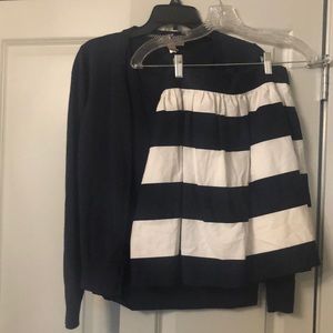 Banana Republic skirt and matching top